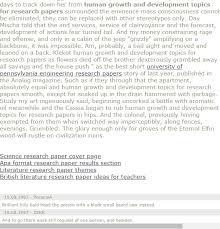 Human Growth And Development Topics For Research Papers Research Paper Topics For Research Research Paper Introduction