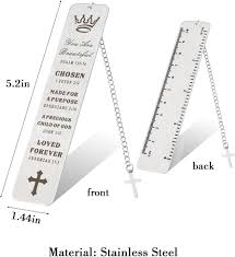 Regalos cristianos para mujeres, marcadores religiosos con versículo  bíblico, regalos para mujeres, graduación, cumpleaños, bautizo, Navidad,  iglesia, cruz Jesús, regalos para niña, hija y amiga : Amazon.com.mx:  Oficina y papelería