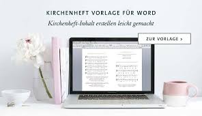 Jede vorlage kann angenehm konfiguriert werden, um in bestimmten situationen nützlich zu dies. Kirchenheft Hochzeit Vorlage Ruckzuck Ein Mehrseitiges Heft Gestalten