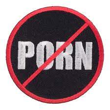 Amazon.com: No Porn Round Patch, Funny Sayings Patches