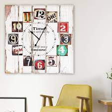 Take a look at these vintage photos. Retro Wall Clock In Holz Look For Your Living Room Etc Shop