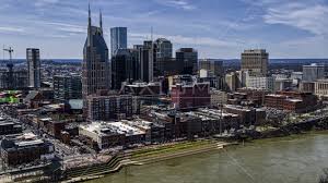 Discover what it would be like to live in the skyline village neighborhood of nashville, tn straight from people who live here. The City S Skyline Overlooking The Cumberland River Downtown Nashville Tennessee Aerial Stock Photo Dxp002 117 0004 Axiom Images