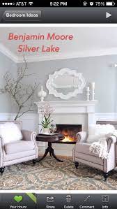 Pavilion gray by farrow & ball (pictured, top left), and moon shadow , silver lake, and pale smoke (pictured, bottom left) by benjamin moore. Benjamin Moore Silver Lake Home Living Room Paint Home Living Room