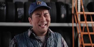 Look, I'll pay you extra. See? Yao Ming! Rookie card. Oh, I see. You think  because I am...