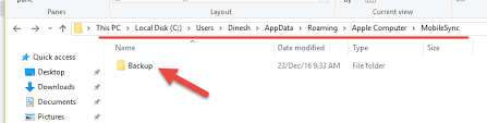 3.) run mklink command and it will put a shortcut in the c: Itunes Backup Location And How To Change It In Windows 10 Rene E Laboratory