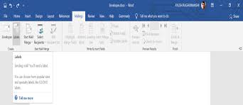 This article explains how to print labels from word. Working With Envelopes And Labels In Ms Word Geeksforgeeks