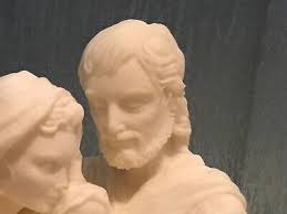 Mark Klaus 2007 Sculptured Holy Family Nativity Lighted Christmas Figurine