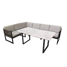 No matter how much room you have, a table and a set of chairs are often the first thing we add when decorating our outside space. Jati Kebon Yoro Rope Casual Dining Set