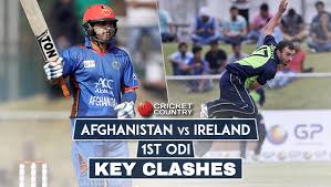 Where is afghanistan vs ireland taking place? Afghanistan Vs Ireland 1st Odi Mohammad Nabi Vs Stuart Thompson Mohammad Shahzad Vs Boyd Rankin And Other Key Clashes Cricket Country