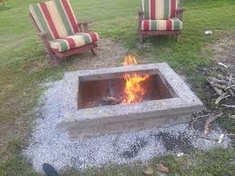 Using wheelbarrow as fire pit. Diy Fire Pit With Custom Cap Stone Your Projects Obn