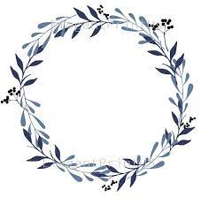 Navy Blue Clipart Wedding Clipart Blue Leaf Minimalist Wreath Etsy Wedding Clipart Clip Art Wreath Clip Art
