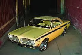 Image result for Yellow 1967 Barracuda