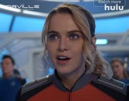 Everyone ready to meet the newest member of the crew, Ensign Charly Burke,  ship's navigator (Anne Winters)?