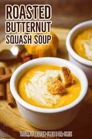 Roasted Butternut Squash Soup Vegan In 2020 Butternut Squash Soup Soup Recipes Slow Cooker Roasted Butternut Squash Soup