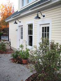 Backdoor Light Fixture Barn Lighting Yellow House Exterior Cottage Lighting