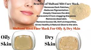Multani Mitti Face Pack For Oily Dry Skin Multani Mitti Face Pack Dry Oily Skin Oily Skin Face