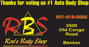 Auto body repair and painting. Sunday May 31 2020 Ad Ron S Body Shop The Benton Courier