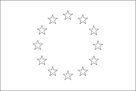 Bandeira de portugal feita de salpicos coloridos. Bandeira Da Uniao Europeia Para Colorir Colorir Org