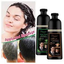 Furthermore, aloe vera juice is an astringent which can become drying if left in contact with the scalp for long periods of time. Disaar Hair Care Aloe Vera Extract Black Hair Shampoo 400ml For Men And Women