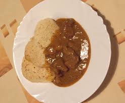 Poctivy Zverinovy Gulas S Knedlikem Recipe Food Desserts Ice Cream