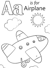 We are always adding new ones, so make sure to come back and check us out or make. Airplane Letter A Coloring Page Free Printable Coloring Pages For Kids