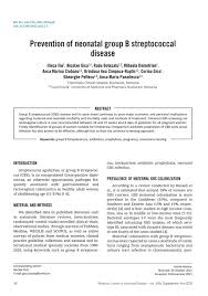 Image result for Group B Streptococcus Prophylaxis