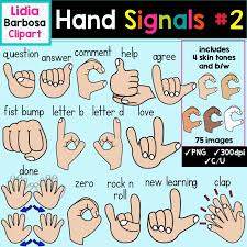 The use of the hands to represent individual letters of a written alphabet is called 'fingerspelling'. Classroom Hand Signals Clipart Kinder Alphabet
