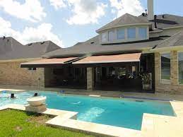 Retractable Awnings Over Pool Awning Shade Patio Roof Pool Shade
