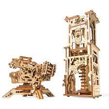 ✅ browse our daily deals for even more savings! 3d Puzzles Ugears Mechanical 3d Puzzle Wooden Robot Factory Model For Self Assembly Toys Hobbies