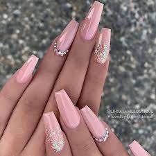 Hot pink nails are always in style. 50 Beste Und Nageldesign Schlicht Designs Fur Damen Pink Acrylic Nails Pink Nails Gorgeous Nails