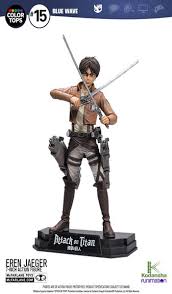 See more ideas about eren jaeger, attack on titan, jaeger. Shingeki No Kyojin Eren Jaeger Color Tops Action Figure Black Rock Shooter Actionfiguren Figures Yorokonde
