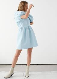 Jacquard Mini Gathered Dress In 2020 Gathered Dress Dresses Mini Dress