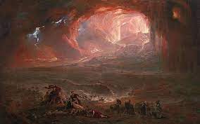 The Destruction Of Pompei And Herculaneum By John Martin In 2021 Pompeii Paintings John Martin Pompeii And Herculaneum