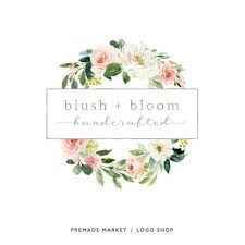 A Premade Logo Design Is A Great Way To Start Branding Your Creative Business Especially When Youre On Business Card Logo Design Floral Logo Design Shop Logo