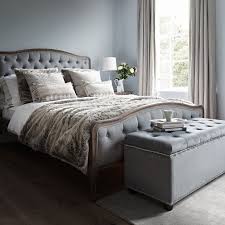 Chantal Bed Super King Size Grey Linen Grey Bedroom Furniture Sets Bed Linens Luxury Bedroom Styles