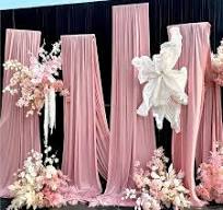 Custom Pipe and Drape Systems/tradeshow Booth Designs/pipe and Drape Adjustable