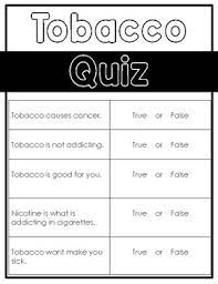 To this day, he is studied in classes all over the world and is an example to people wanting to become future generals. Tobacco Handout And Quiz By Teaching Exceptional Kids Tpt