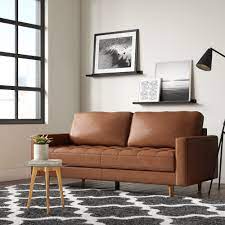 This rich, buttery hue paired with a sleek silhouette brings such warmth and texture to a space, and i'm all about that warmth and texture. Tia 80 Sofa Reviews Allmodern