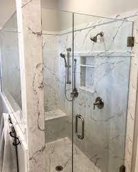 Cultured marble showers bathroom ideas. Beautiful Shower Design In Easy To Clean No Sealing Required Grout Free Cultured Marb Cultured Marble Shower Marble Shower Walls Cultured Marble Shower Walls