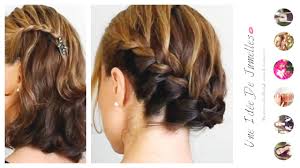 Tresse cascade dentelle sur le coté pour tous les jours ? 2 Coiffures Cheveux Courts A Mi Longs Special Tresse Youtube