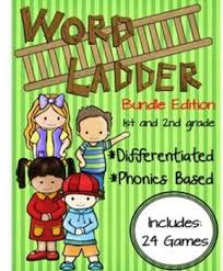 The 1st grade's sight words are selected by usage frequency, and we show 300 everyday words in the 8 lists, in which they are ordered by frequency too. Word Ladders 1st Grade Worksheets Teaching Resources Tpt