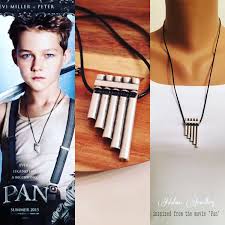 Pan Flute Necklace Antique Silver Necklace Best Kids Gifts Etsy Antique Silver Necklace Peter Pan Necklace Antique Silver