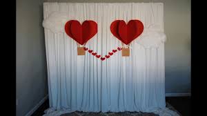 Creative and easy, you are sure to find the perfect statement here. Valentine S Day Backdrop Diy Youtube