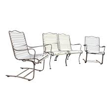 Free shipping on many items | browse your favorite brands | affordable prices. 1960s Vintage Woodard Ionian Wrought Iron Patio Set 3 Pieces Chairish