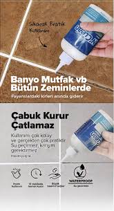 · derzleri doldurur ve silikon ile onarır. N Clean Tile Master Silikonlu Derz Dolgusu 4 Alana 1 Hediye Paketi