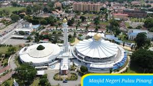 The penang state mosque or masjid negeri pulau pinang is a state mosque located at jalan masjid negeri in george town, penang, malaysia. Masjid Negeri Pulau Pinang Youtube