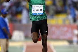 His 17.79 m (58 ft 4 1⁄4 in) in early 2014 was the best triple jump of the year. World Leading Jumpers Pichardo And Suhr To Compete In New York Iaaf Diamond League News World Athletics