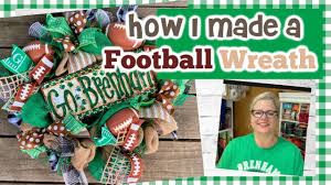 There is an inherent christian spiritual meaning of eternal life associated with. How I Made A Football Wreath Tips For Attaching Footballs And A Wood Sign Youtube