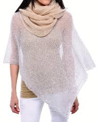 Pattern attributes and techniques include: Lace Poncho Knitting Patterns In The Loop Knitting