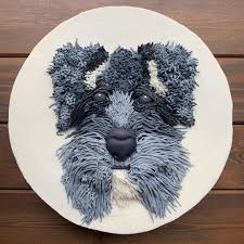 schnauzer dog cake by tabler made schnauzer dog cake dog cake schnauzer dogs